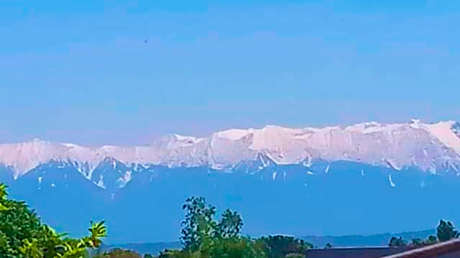 FOTOS: El Himalaya reaparece en la India tras varias décadas, en medio de la cuarentena por el covid-19