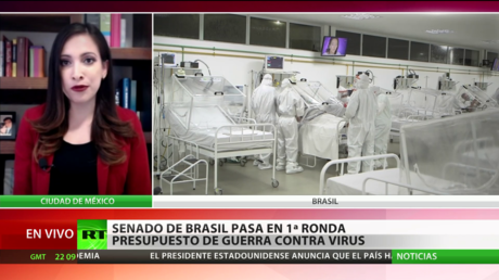 Brasil aprueba "presupuesto de guerra" contra el covid-19 y México registra 74 nuevas muertes