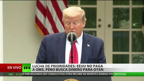 EE.UU. pide más fondos para la OTAN mientras suspende su partida para la OMS