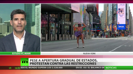 EE.UU.: Protestas contra las restricciones, pese a la apertura gradual de varios estados