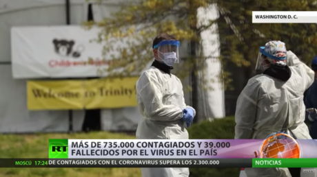 En EE.UU. se registran más de 753.000 contagiados y 39.000 fallecidos por coronavirus