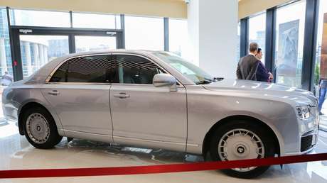 Los primeros autos Aurus, la marca de la limusina de Putin, serán entregados a los clientes en 2021