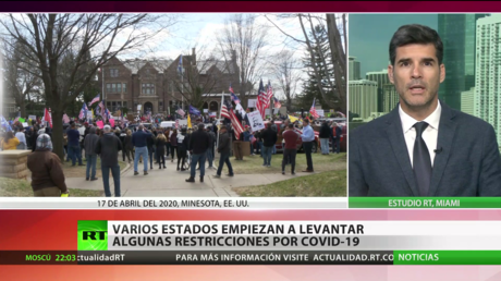 Varios estados de EE.UU. empiezan a levantar algunas restricciones impuestas por el coronavirus