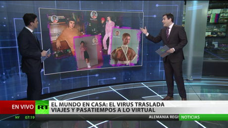 El mundo en casa: el coronavirus traslada viajes y pasatiempos al espacio virtual