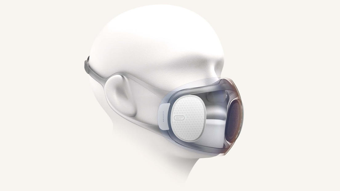 Empresa asociada con Xiaomi crea una mascarilla transparente que se autolimpia y se carga a través del puerto USB