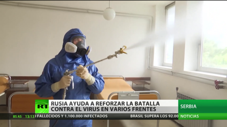 Rusia ayuda a reforzar la lucha contra el coronavirus en varios frentes