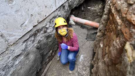 Sale a la luz un tesoro arqueológico de la época imperial gracias a un socavón frente al Panteón de Roma (FOTOS)