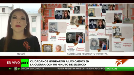 La pandemia no logra bajar el espíritu de los rusos, que celebraron el Día de la Victoria con diferentes actos