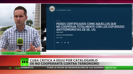 Cuba critica a EE.UU. por incluirla en la lista de naciones  que no cooperan contra el terrorismo