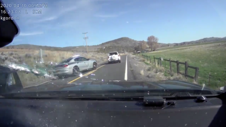 VIDEO: Rescatan a un niño tras una persecución que terminó en un violento tiroteo