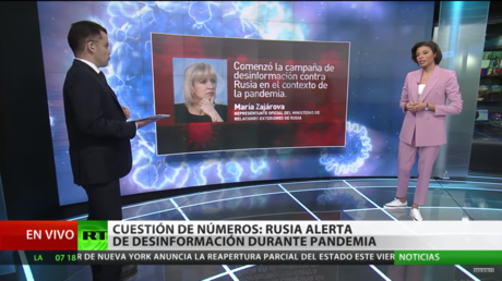 Rusia advierte sobre la desinformación durante la pandemia