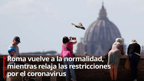 VIDEO: Las calles de Roma vuelven a la normalidad, mientras la ciudad relaja las restricciones por el coronavirus