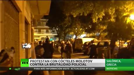 Decenas de detenidos en protestas contra la brutalidad policial en Grecia