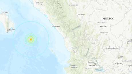 Un sismo de 6,1 se registra cerca de las costas de México