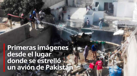 VIDEO: Operativo de rescate en el lugar donde se estrelló un avión con 99 personas a bordo