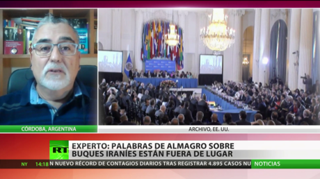 Experto: Las palabras de Almagro sobre el envío de buques iraníes a Venezuela están "fuera del lugar"