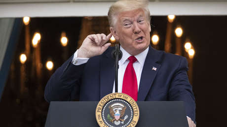 VIDEO: Trump usa el famoso meme de bailarines africanos con ataúd para 'enterrar' la campaña de Biden tras un polémico comentario