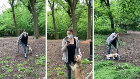 VIDEO: Una mujer llama a la Policía diciendo que "un afroamericano la está amenazando" después de que un hombre le pida que ate a su perro con correa