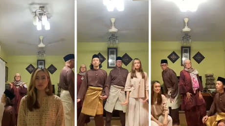 VIDEO: El baile de esta familia malasia no cesa de ganar corazones