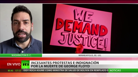 Incesantes protestas e indignación en EE.UU. por la muerte de George Floyd