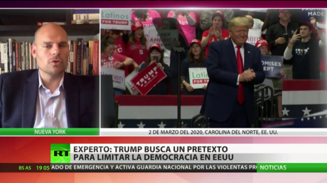Experto: Trump busca un pretexto para limitar la democracia en EE.UU.