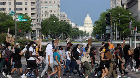Cierran la Casa Blanca en medio de protestas en Washington por la muerte de Floyd (FOTOS, VIDEOS)