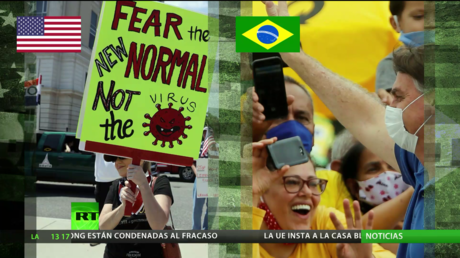 Brasil y EE.UU. registran unos de los más altos niveles de contagio y mortalidad durante la pandemia