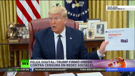Pelea digital: Trump firma una orden contra la censura de las redes sociales