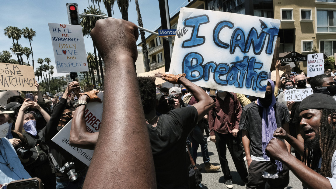 VIDEOS: Saquean un camión de Amazon cerca de Los Ángeles en medio de los disturbios