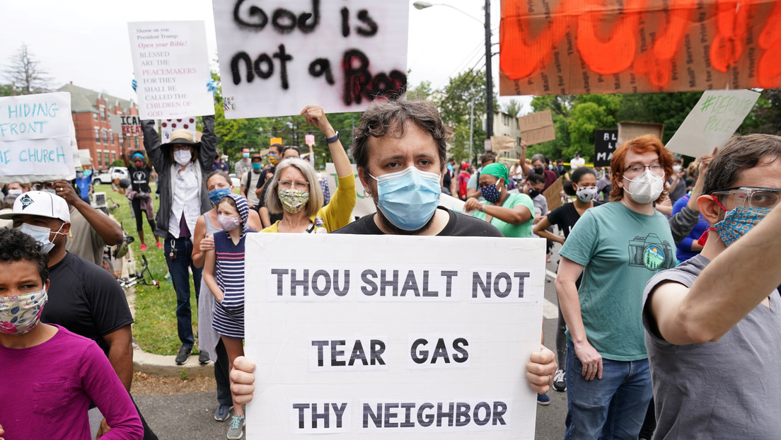 La Casa Blanca niega el uso del gas lacrimógeno en Washington y afirma que Trump activará la Ley de Insurrección si es necesario