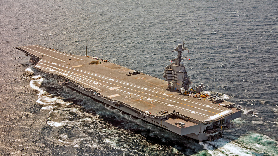 El USS Gerald R. Ford, portaviones más avanzado del mundo, sufre un fallo en sus sistemas para lanzar aviones