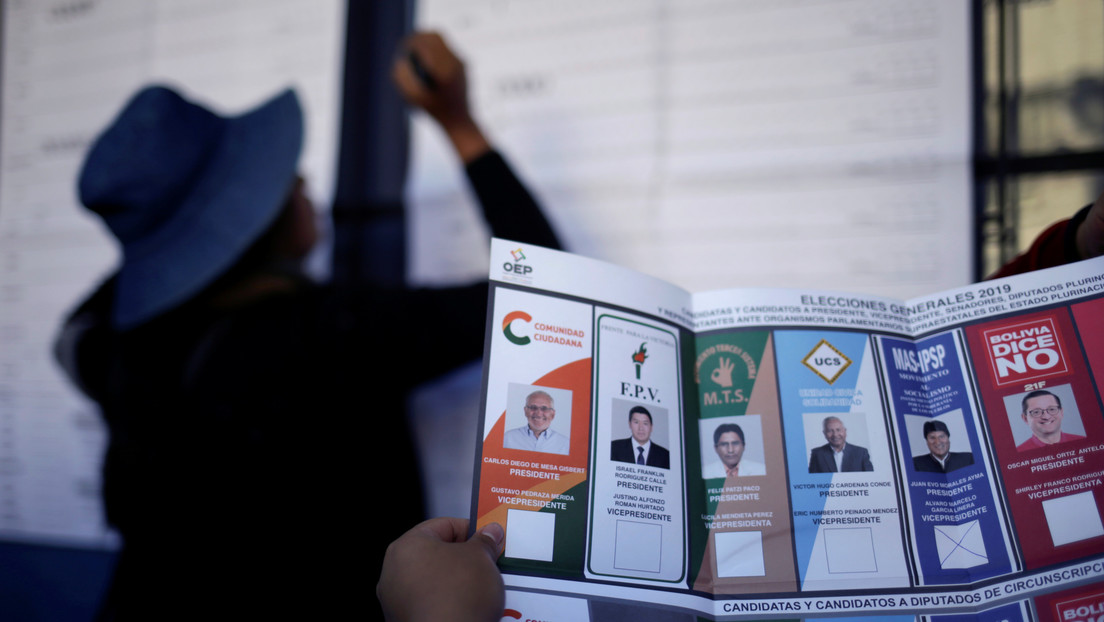 Tribunal Supremo Electoral de Bolivia presenta una denuncia penal por "alteración de resultados" en las elecciones de 2019
