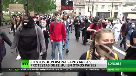 Londres: Una multitud de manifestantes se solidariza con las víctimas del racismo