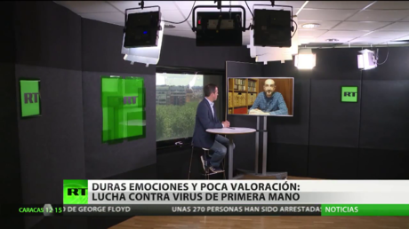 Duras emociones y poca valoración: la lucha contra el covid-19 en España de primera mano