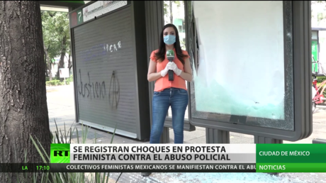 Choques en Ciudad de México durante una protesta contra la violencia policial