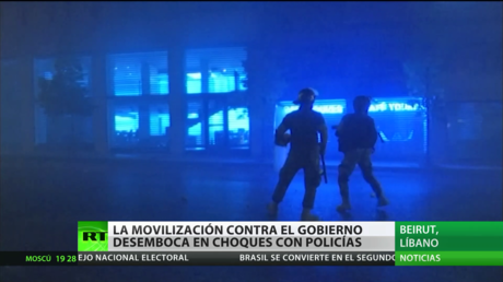 Una movilización contra el Gobierno desemboca en enfrentamientos con la Policía en el Líbano