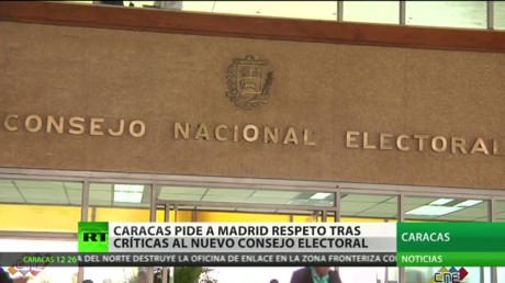 Venezuela pide a España respeto y cooperación tras sus críticas al nuevo Consejo Nacional Electoral