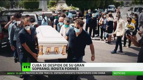 Cubanos despiden en La Habana a Rosita Fornés