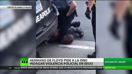 Un hermano de George Floyd pide a la ONU investigar la violencia policial en EE.UU.