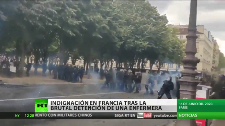 Indignación en Francia tras la brutal detención de una enfermera de 50 años