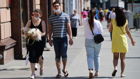 Rusia registra 7.728 nuevos contagios por coronavirus y el total se eleva a 584.680