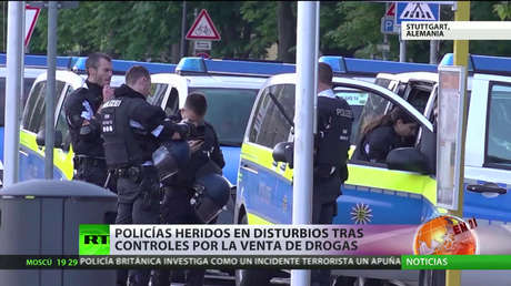 Policías heridos en disturbios tras controles por la venta de drogas en Stuttgart