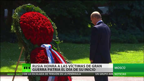 Rusia rinde homenaje a sus víctimas de la Gran Guerra Patria en el Día de la Memoria y el Duelo