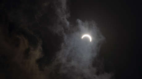 FOTOS: Astronauta de la NASA capta la sorprendente sombra de un eclipse solar desde la EEI