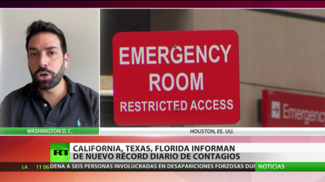 EE.UU.: California, Florida y Texas registran nuevos máximos diarios de contagios por covid-19