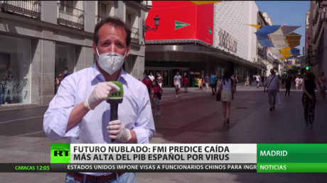 Futuro nublado: El FMI predice la mayor caída del PIB de España desde la Guerra Civil por el covid-19