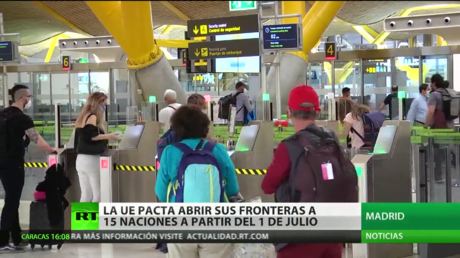 La UE acuerda abrir sus fronteras a 15 naciones a partir del 1 de julio