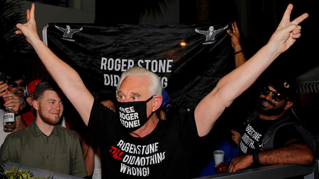 Trump conmuta la sentencia de su aliado Roger Stone, condenado a prisión por el caso sobre los lazos con Rusia