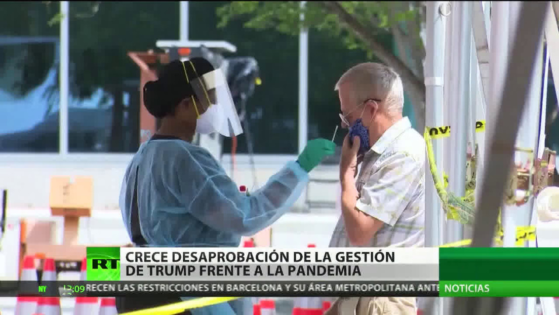 EE.UU. alcanza su mayor cifra de contagios diarios con más de 77.000