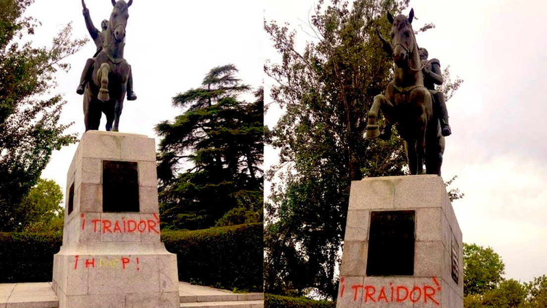 Gobierno de Venezuela condena el acto vandálico contra la estatua del Libertador Simón Bolívar en Madrid
